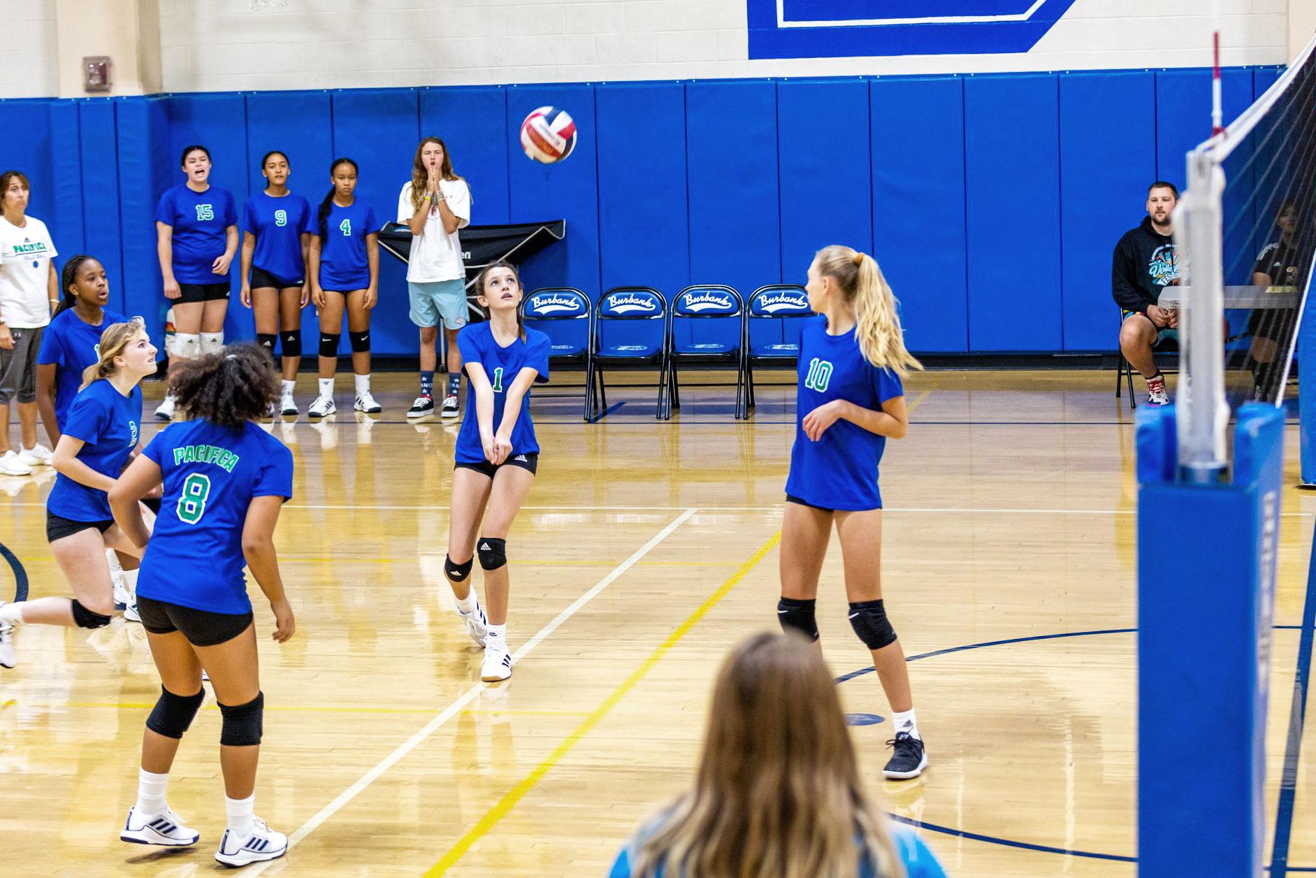 Girls Volleyball Pacifica Christian High School