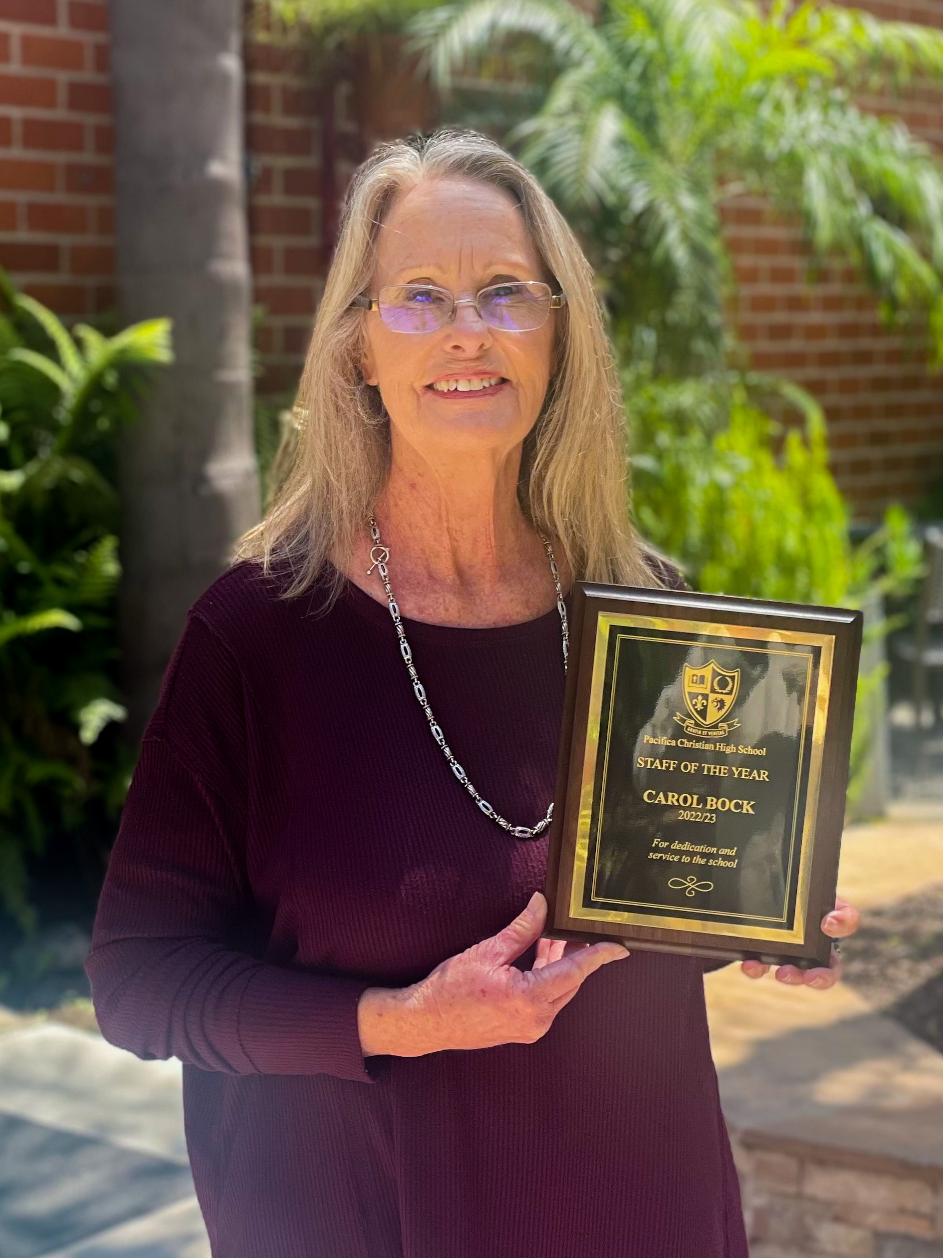 Carol Bock, 2023 Administrator of the Year
